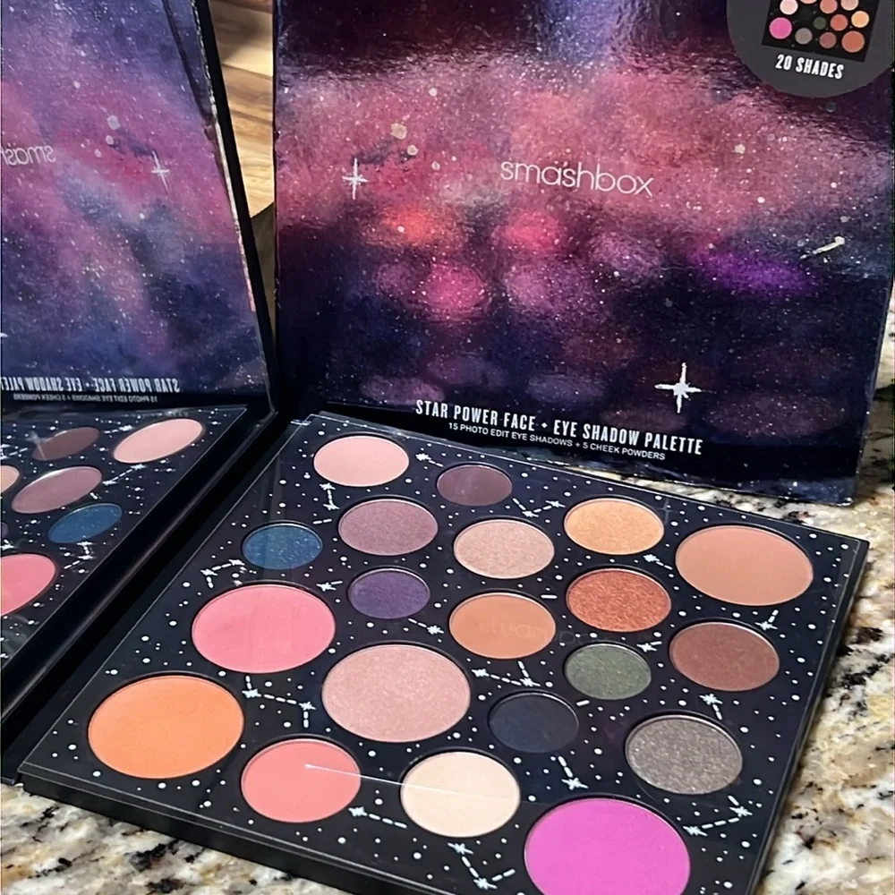 💕🌙Smashbox Cosmic Celebration Star Powder Face + Eye Palette